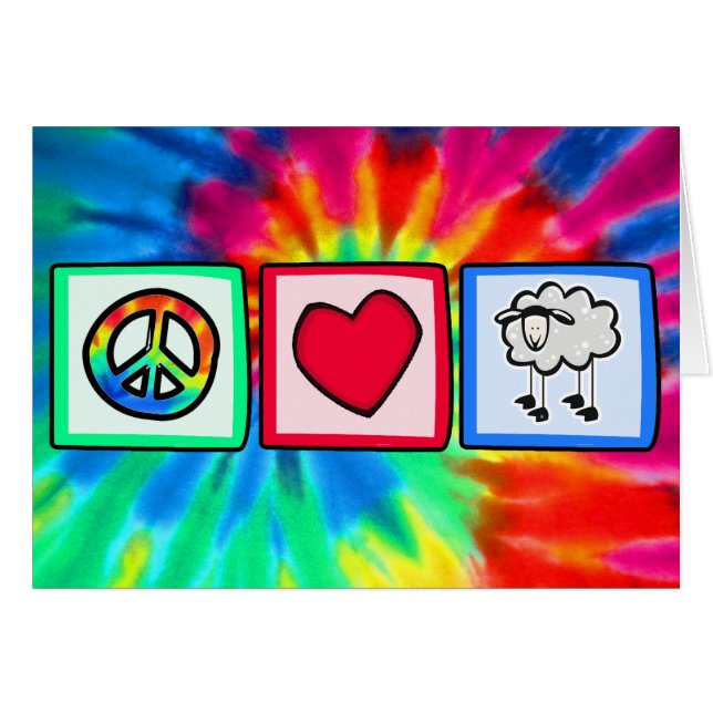 Peace, Love, Sheep (Front Horizontal)