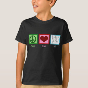 Peace Love Sign Language Kids T-Shirt