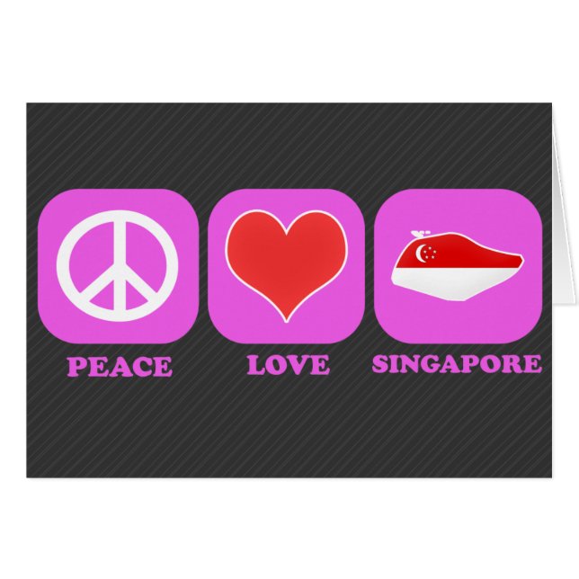 Peace Love Singapore (Front Horizontal)