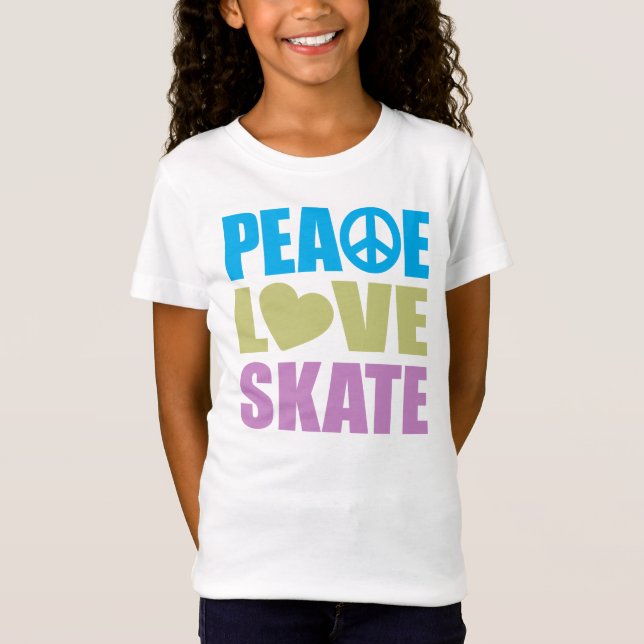Peace Love Skate T-Shirt (Front)