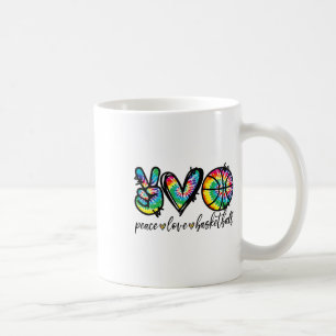 Peace Love Sketll Tie Dye Cute Sketll Lovers  Coffee Mug