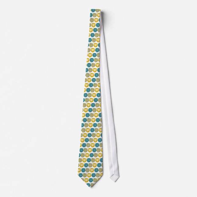 Peace Love Skydive Tie (Front)