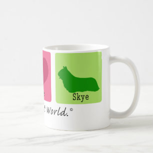 Peace Love Skye Terrier Coffee Mug