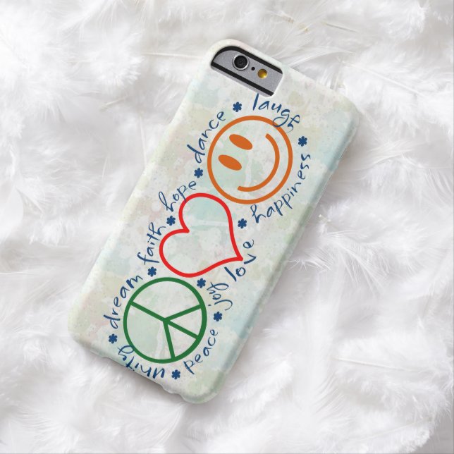 Peace Love Smile Case-Mate iPhone Case (In Situ)