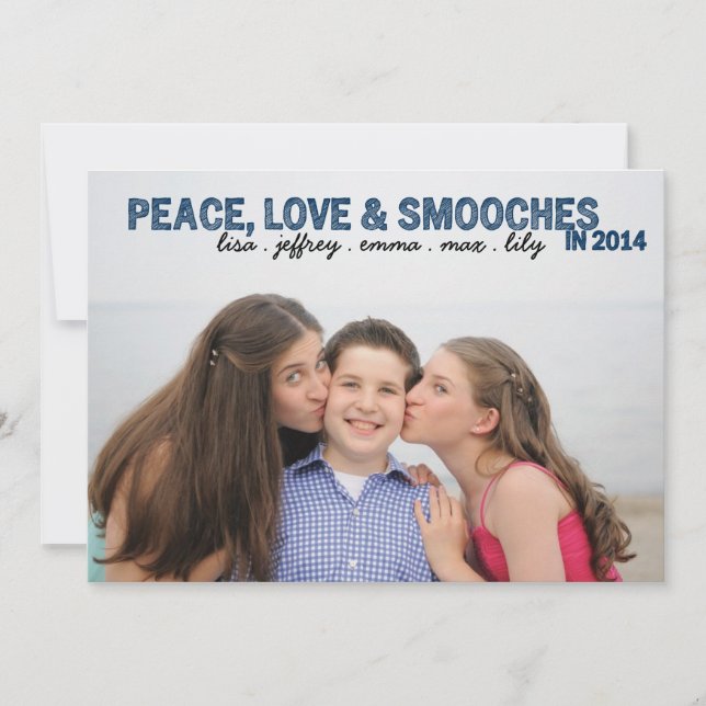 Peace, Love & Smooches (Front)