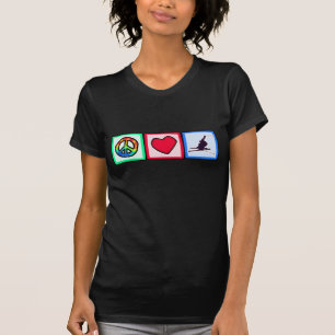 Peace, Love, Snow Skiing T-Shirt