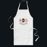 Peace Love Snow Snowflake Apron<br><div class="desc">Cute pink and dark brown peace symbol,  heart and snowflake design on t shirts,  apparel,  clothing,  stationery and more merchandise and gifts for the whole family that show your love for snow.</div>