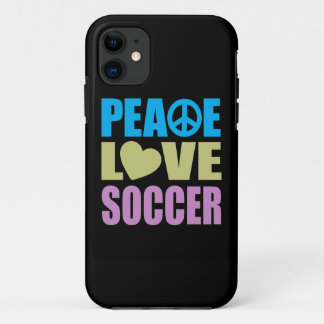 Peace Love Soccer iPhone 11 Case