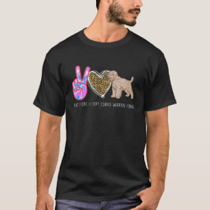 Peace Love Soft Coated Wheaten Terrier Funny S Lov T-Shirt