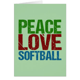Peace Love Softball