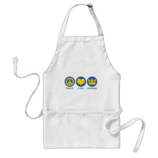 Peace Love Sverige Standard Apron