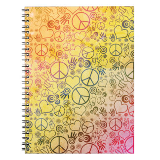 Peace Love Symbol Design Notebook