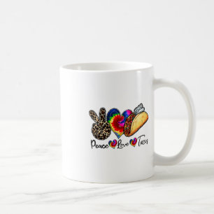 Peace Love Tacos Cinco De Mayo Mexican Food Lovers Coffee Mug