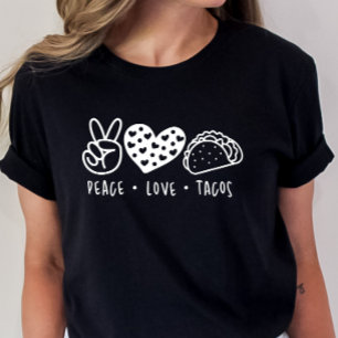 Peace Love Tacos, Taco Tuesday, Taco Shirt 