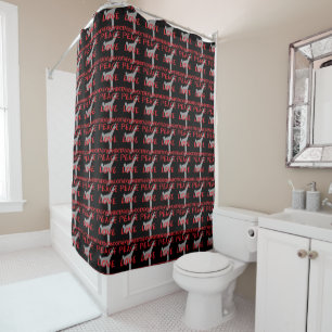Peace Love Taekwondo Shower Curtain