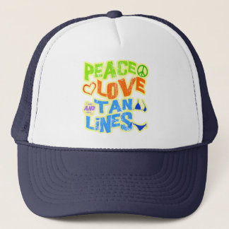 Peace Love Tan Lines Trucker Hat