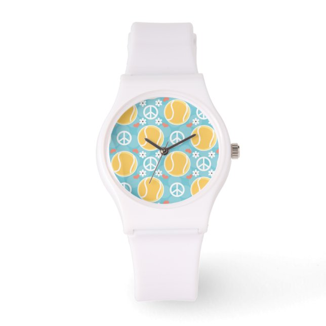 Peace Love Tennis Watch (Front)