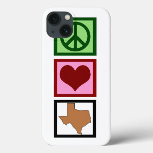 Peace Love Texas iPhone 13 Case