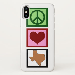 Peace Love Texas Case-Mate iPhone Case