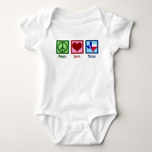 Peace Love Texas Proud Texan Baby Bodysuit