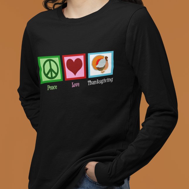 Peace Love Thanksgiving T-Shirt (Creator Uploaded)