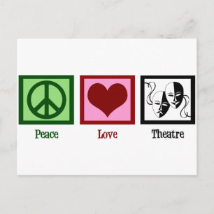 Peace Love Theatre Company Postcard