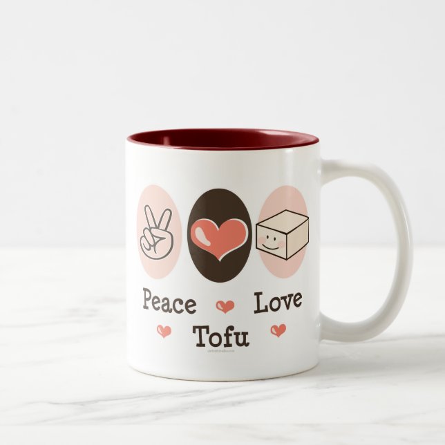 Peace Love Tofu Mug (Right)