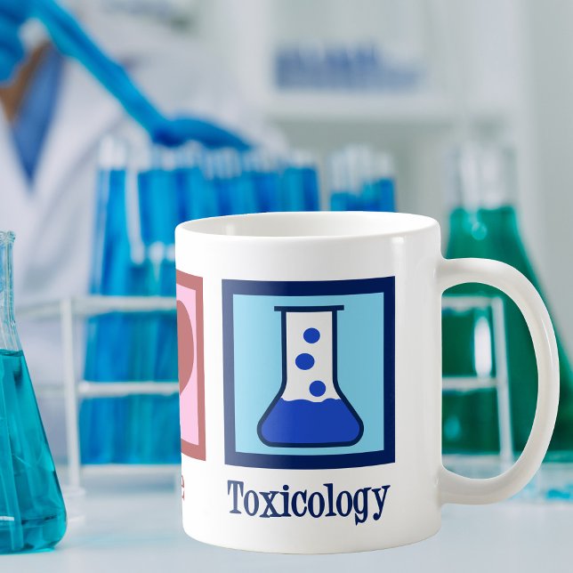 Peace Love Toxicology Coffee Mug (Creator Uploaded)