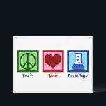 Peace Love Toxicology Cute Toxicologist Holiday Card<br><div class="desc">Peace Love Toxicology. A cool toxicologist holiday card for a scientist who works in a lab as a poison and poisoning expert. Support toxicity researchers with this cute Christmas card!</div>
