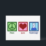 Peace Love Toxicology Cute Toxicologist Holiday Card<br><div class="desc">Peace Love Toxicology. A cool toxicologist holiday card for a scientist who works in a lab as a poison and poisoning expert. Support toxicity researchers with this cute Christmas card!</div>