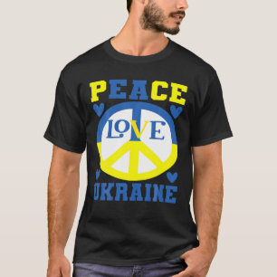 Peace Love Ukraine - Support Ukraine Ukrainian T-Shirt