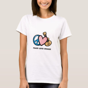 Peace, Love, Ukulele T-Shirt