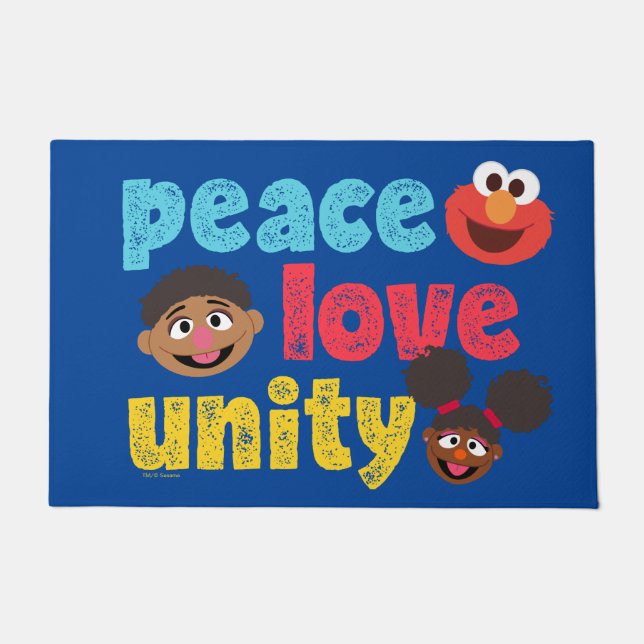 Peace Love Unity Doormat (Front)