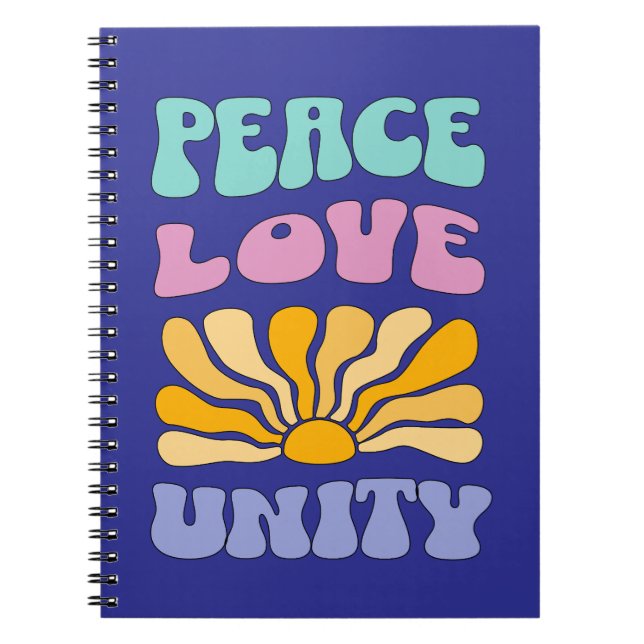 Peace Love Unity Notebook (Front)