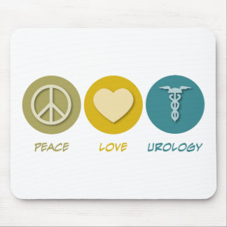 Peace Love Urology Mouse Mat