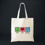 Peace Love Urology Office Cute Urologist Tote Bag<br><div class="desc">Peace Love Urology. A cool urologist gift for a urology doctor or nurse with a peace sign,  heart,  and picture of a bladder. Great urology department presents.</div>