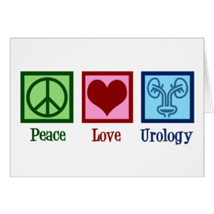 Peace Love Urology Office Holiday Card