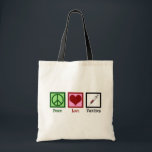 Peace Love Vaccines Tote Bag<br><div class="desc">Peace Love Vaccines Pro Vaccination gift for a paediatrician who promotes herd immunity with vaccinations.</div>
