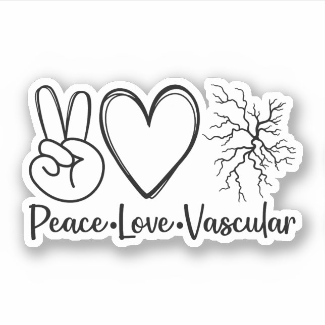 Peace Love Vascular Vascular Nurse (Front)