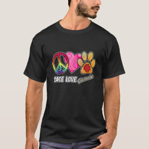 Peace Love Veterinarian Veterinary Vet Animal Doct T-Shirt