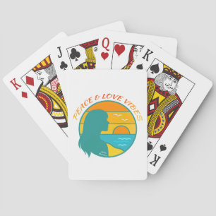 Peace & Love Vibes Playing Cards