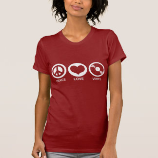 Peace Love Vinyl T-Shirt