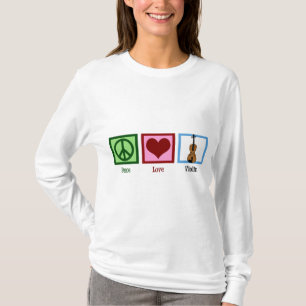 Peace Love Violin T-Shirt