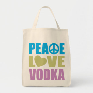 Peace Love Vodka Tote Bag