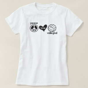 Peace Love Volleyball T-Shirt