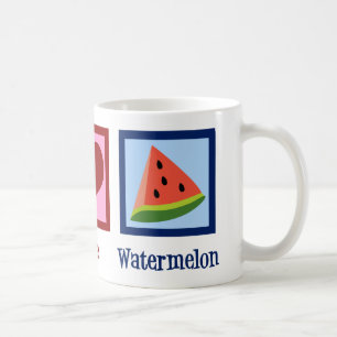 Peace Love Watermelon Coffee Mug