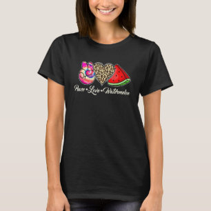 Peace Love Watermelon Happy Watermelon Day Fruit M T-Shirt