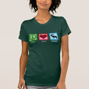 Peace Love Wildlife Rescue Rehab Centre Elk T-Shirt