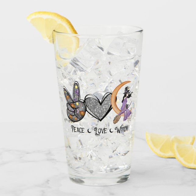 Peace,  Love, Witch Glass (Front Ice)