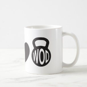 Peace, Love, & WOD" Mug